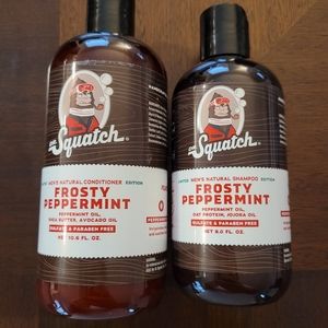 *SOLD*Dr. Squatch Limited Edition Frosty Peppermint Hair Care Rare Authentic New